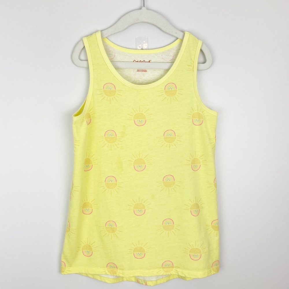 Cat & Jack - Medium Girls Yellow Sunshine Tank Top